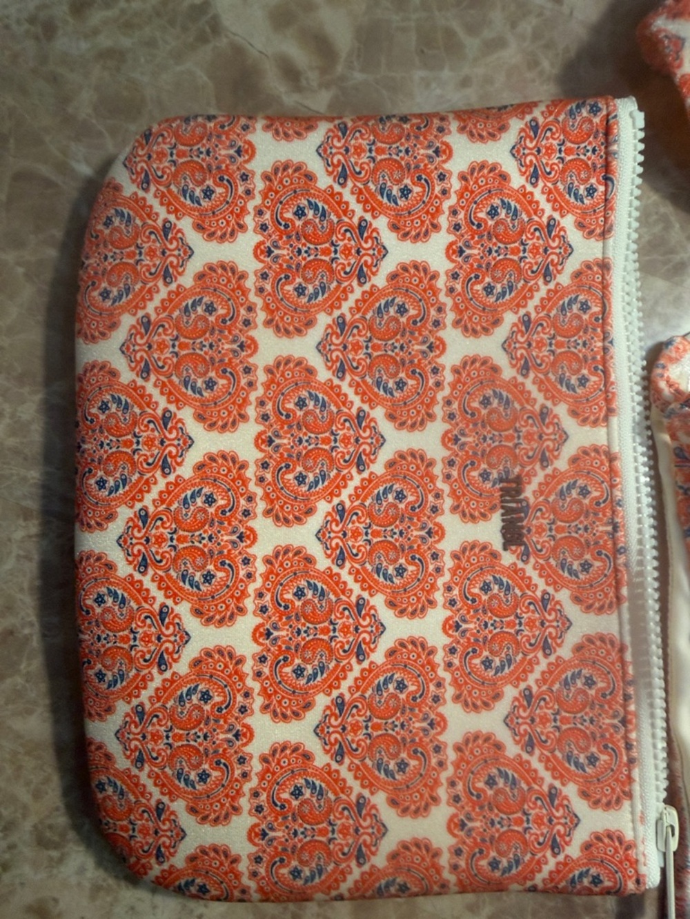 triangl swimwear Orange Paisley Print Bikini Set - Picture 3 of 10